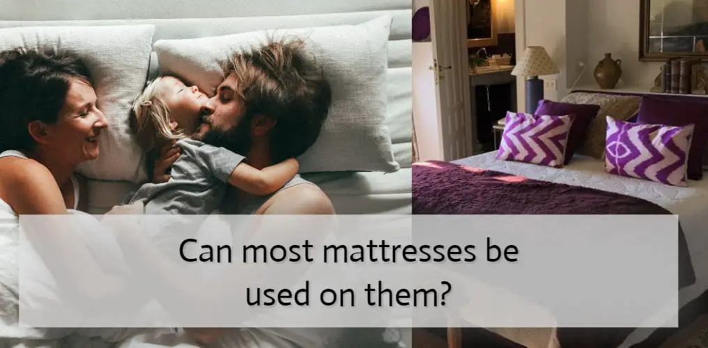 couple lying on a split king mattress
