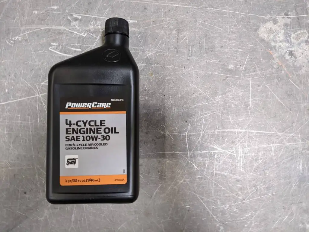 lawn mower 4-cycle engine oil