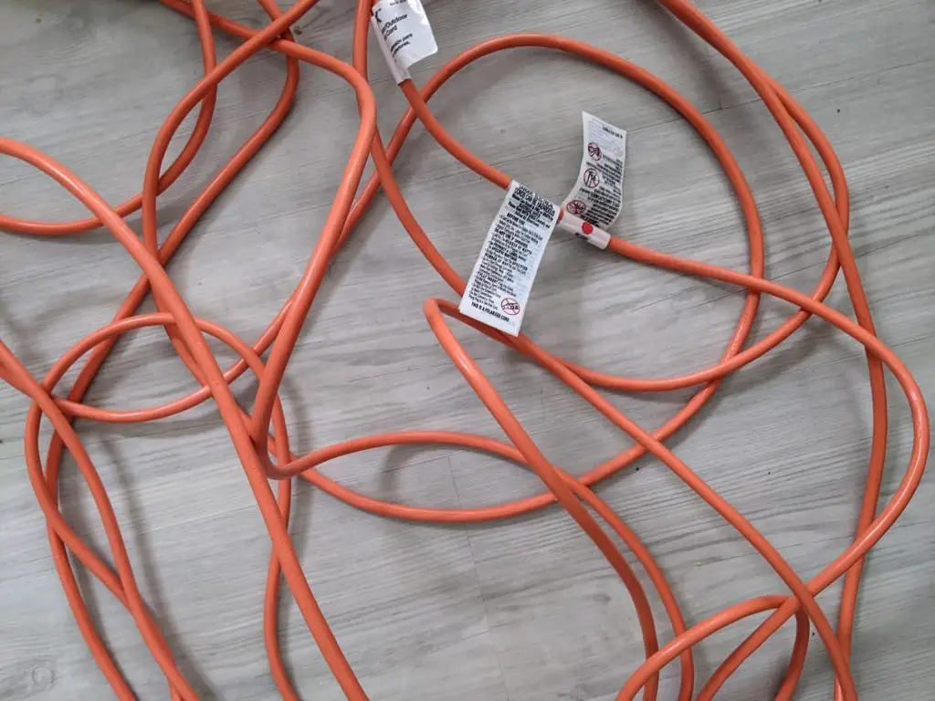 lawn mower extension cord