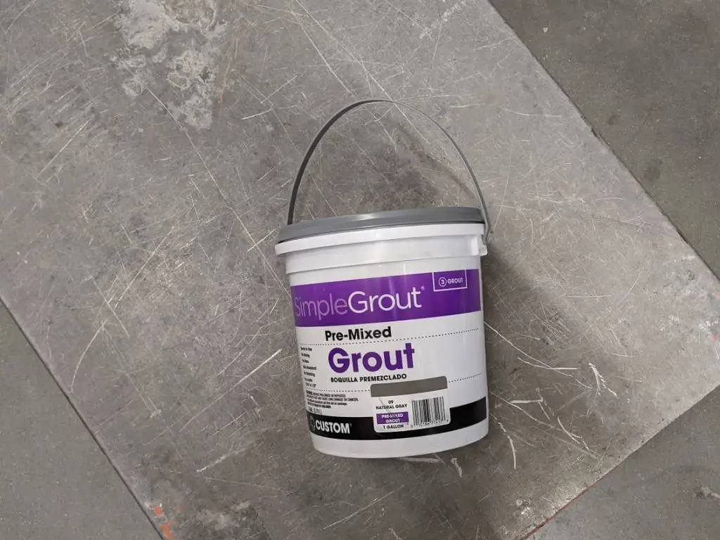 natural gray grout