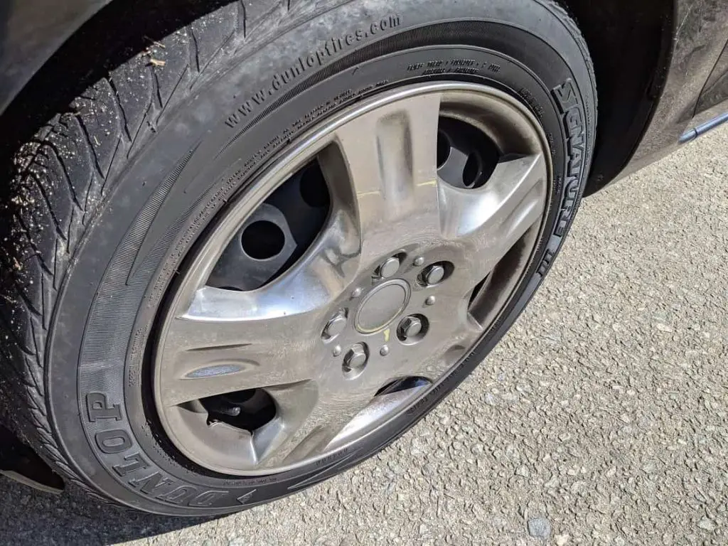 tire from the left