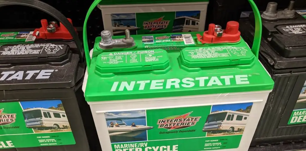 deep cycle batteries side by side